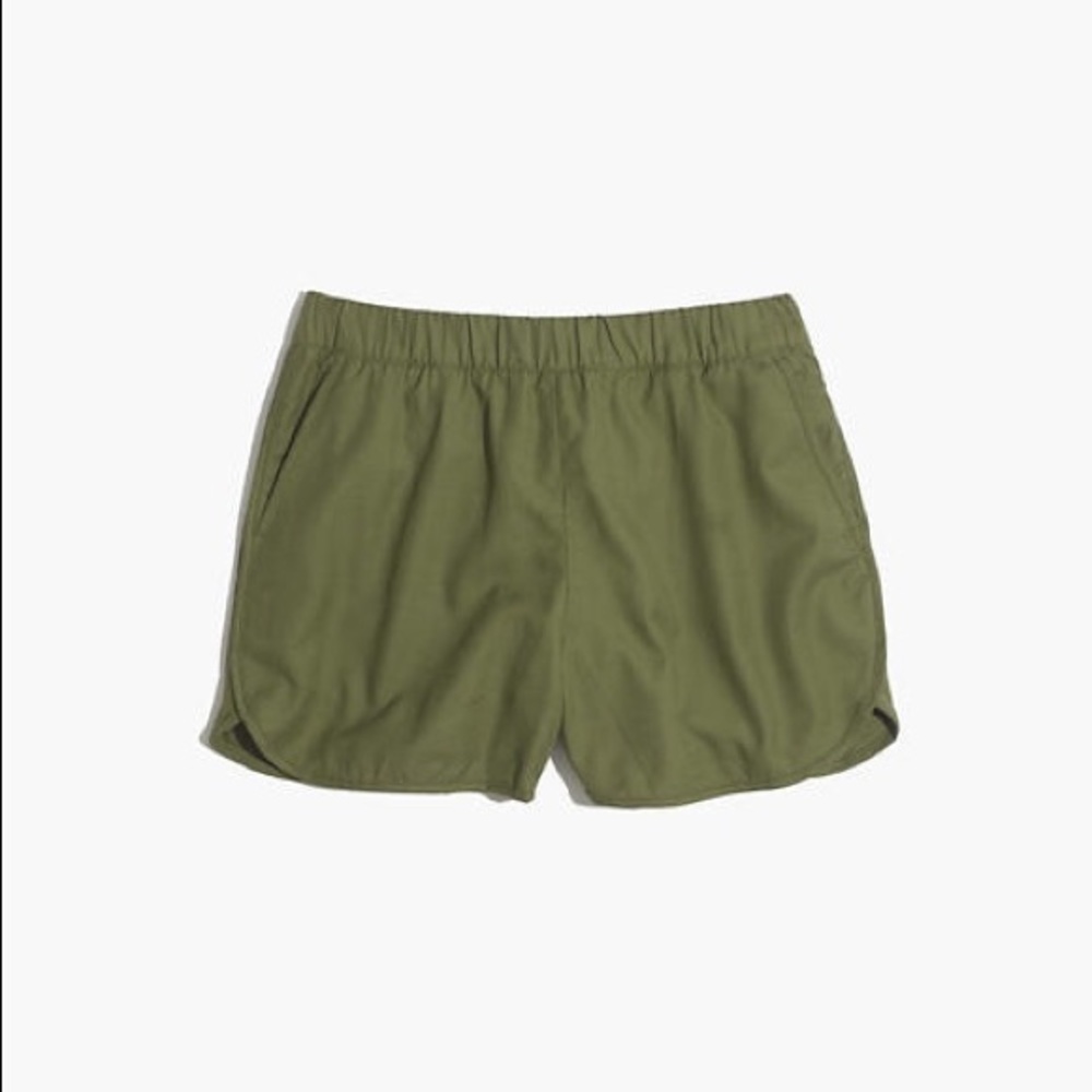 FLASH SALE Madewell NWT Green pull on shorts